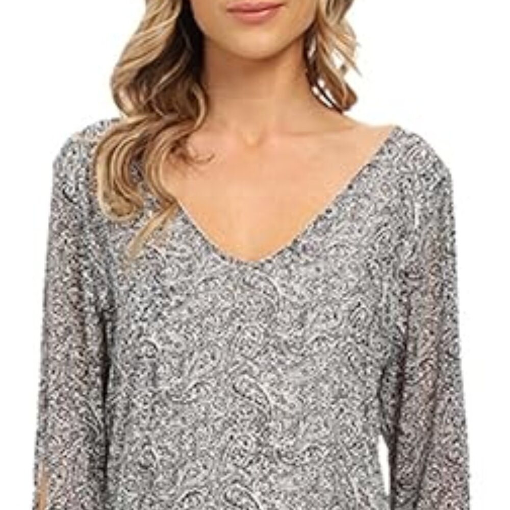 Lucy Love Black and white mini dress open back SM